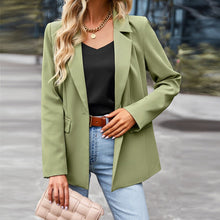 Załaduj obraz do przeglądarki galerii, Spring Women Jacket Traf 2023 Woman 25 34 Non Strech Solid Office Lady Polyester Cotton Blazers Jacket New In External Clothes
