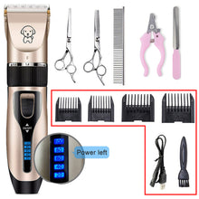 Załaduj obraz do przeglądarki galerii, Electric Pet Clipper Dog Hair Clipper For Dogs Reachageable Trimmer
