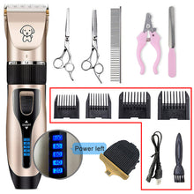 Załaduj obraz do przeglądarki galerii, Electric Pet Clipper Dog Hair Clipper For Dogs Reachageable Trimmer
