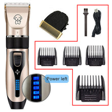 Załaduj obraz do przeglądarki galerii, Electric Pet Clipper Dog Hair Clipper For Dogs Reachageable Trimmer
