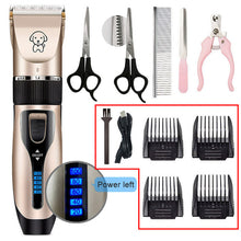 Załaduj obraz do przeglądarki galerii, Electric Pet Clipper Dog Hair Clipper For Dogs Reachageable Trimmer
