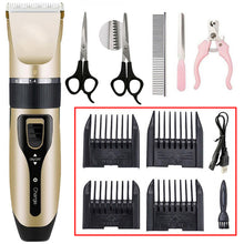 Załaduj obraz do przeglądarki galerii, Electric Pet Clipper Dog Hair Clipper For Dogs Reachageable Trimmer
