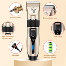 Załaduj obraz do przeglądarki galerii, Electric Pet Clipper Dog Hair Clipper For Dogs Reachageable Trimmer
